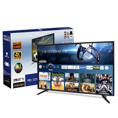 จีน OEM LED LCD Smart TV 32 40 43 50 55 นิ้ว น้ําหนักเบา Slim 4K Ultra HD Smart TV ผู้ผลิต