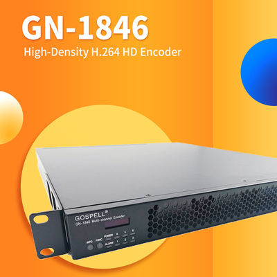 ประเทศจีน Gospell GN-1846 12-Ch H.264 HD Encoder ตัวเลือกอินพุต HDMI ตัวเข้ารหัสทีวีดิจิตอลพร้อมการออกอากาศ ผู้ผลิต