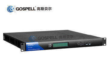 ประเทศจีน เครื่องเข้ารหัสสัญญาณโทรทัศน์ระบบดิจิตอลความละเอียดสูง 8-Channel MPEG-2 SD Encoder ผู้ผลิต